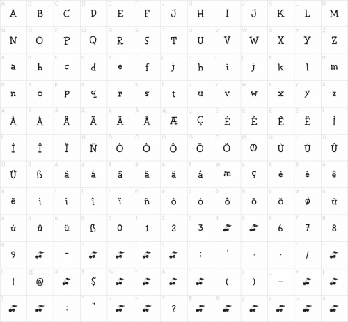 Chilly Cherry Font