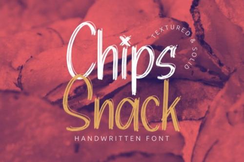 Chips Snack Script Font