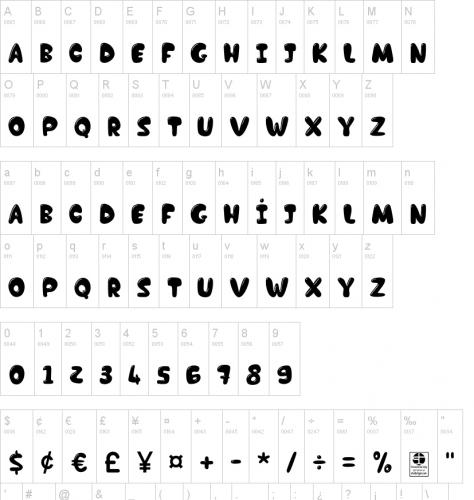 Chocolate Bar Font