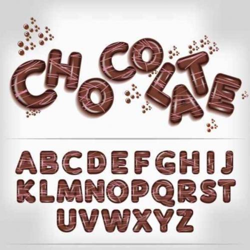 Chocolate Flavor Font