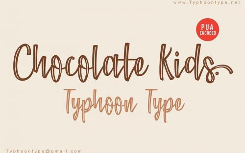 Chocolate Kids Script Font