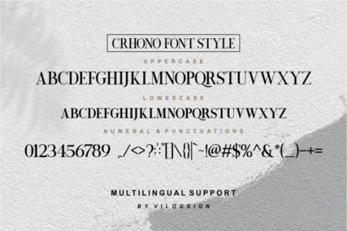 Chrono Sphere Serif Font