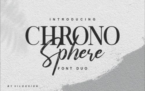Chrono Sphere Serif Font