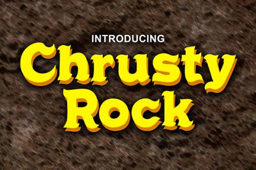 Chrusty Rock Font