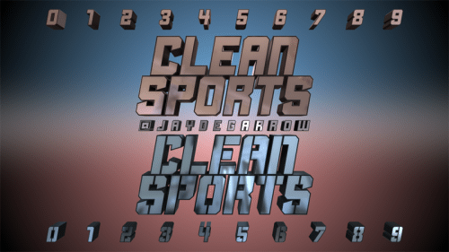 Clean Sports Font