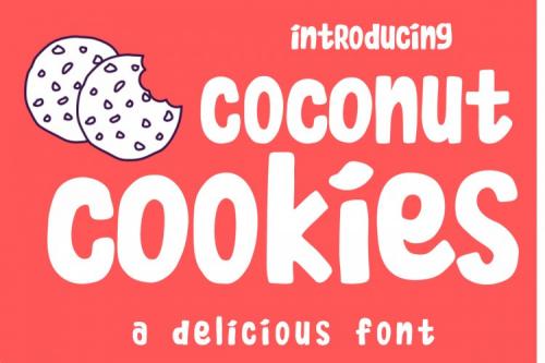 Coconut Cookies Display Font