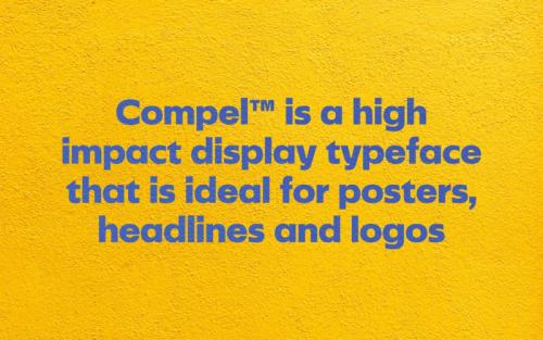Compel – Geometric Font