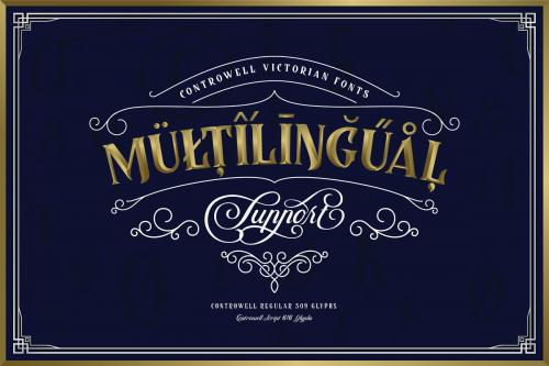 Controwell Victorian Typeface Font
