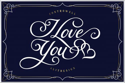 Controwell Victorian Typeface Font