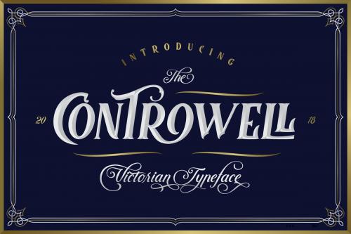 Controwell Victorian Typeface Font