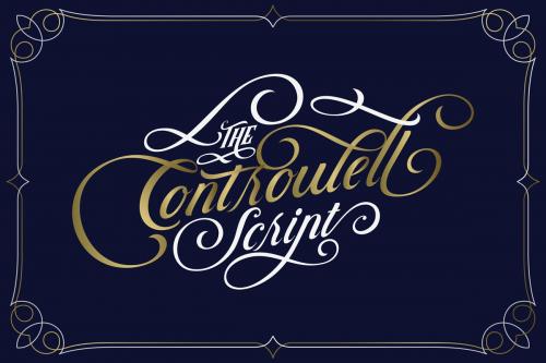 Controwell Victorian Typeface Font