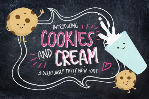 Cookies And Cream Font