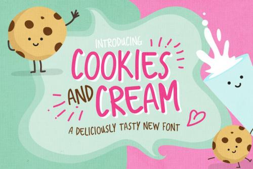 Cookies And Cream Font