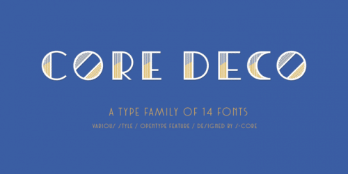 Core Deco A Font