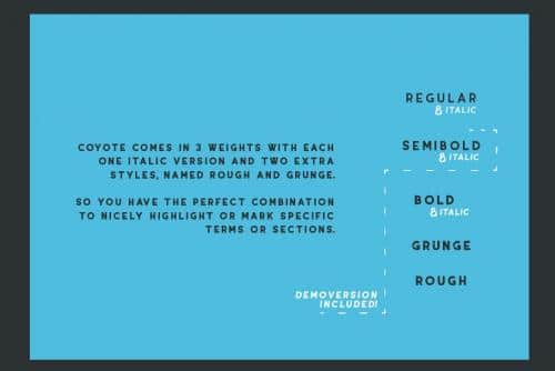 Coyote Sans Serif Font