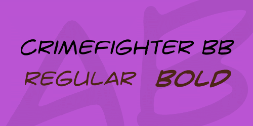 Crimefighter Bb Font