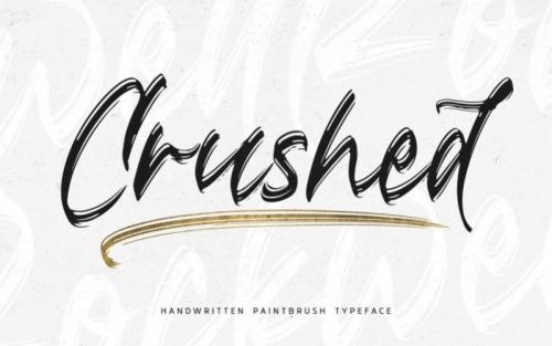 Crushed Brush Font