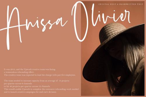 Crystal Dust Script Font