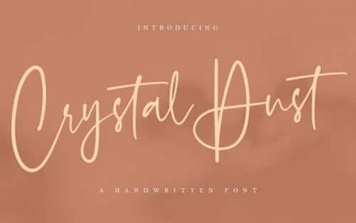 Crystal Dust Script Font