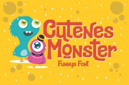 Cutenes Monster Display Font