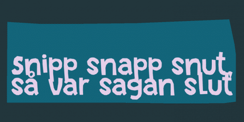 DK Snippity Snap Font
