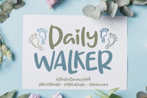 Daily Walker Script Font