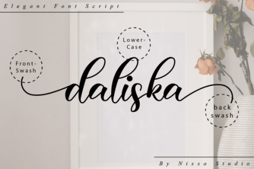 Daliska Calligraphy Font
