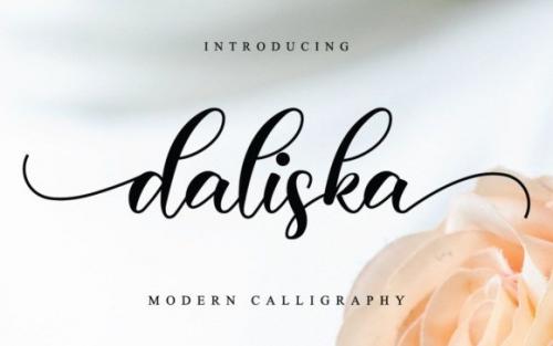 Daliska Calligraphy Font