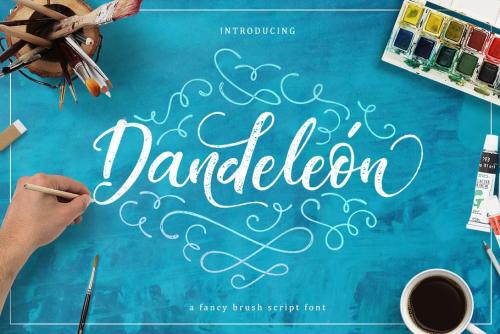 Dandeleon Brush Script Font