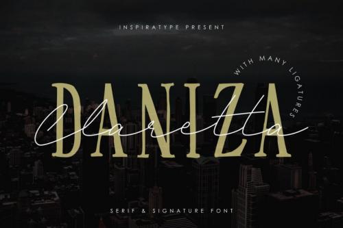 Daniza Claretta Serif Handwritten Font