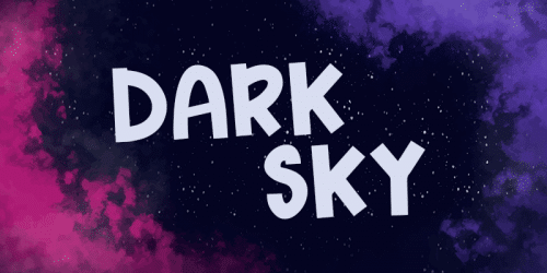 Dark Sky Font