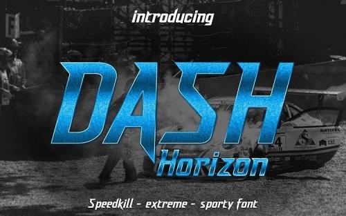 Dash Horizon Display Font