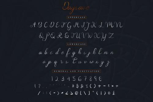 Daysave Script Font