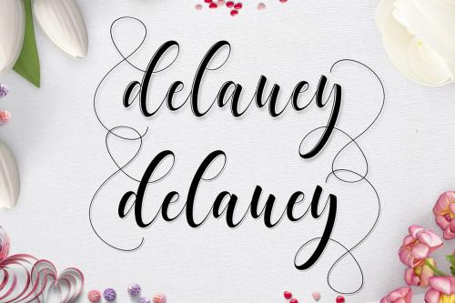 Delaney Script Font