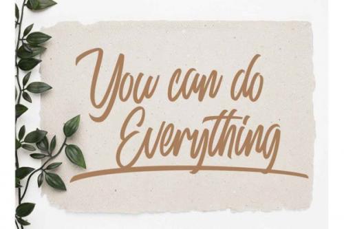 Delphine Brush Typeface