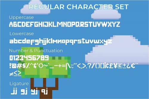 Digitizer Pixel Font