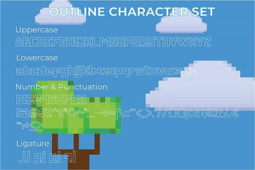 Digitizer Pixel Font