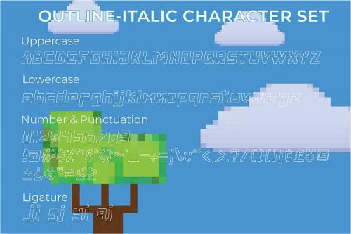 Digitizer Pixel Font