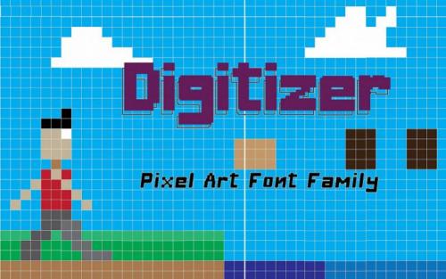 Digitizer Pixel Font