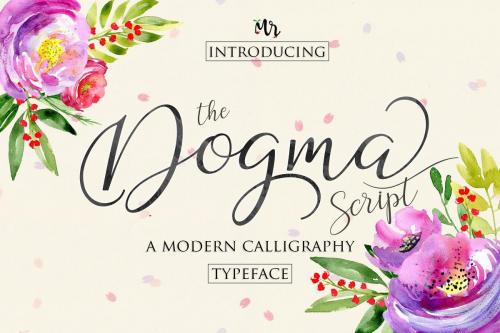 Dogma Calligraphy Font
