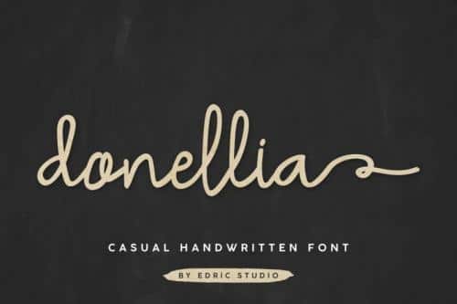 Donellia Casual Handwriting Font