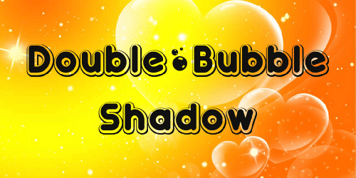 Double Bubble Shadow Font