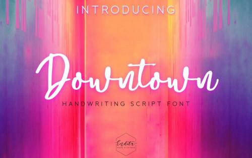 Downtown Script Font