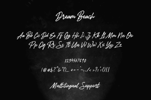 Dream Beach Script Font