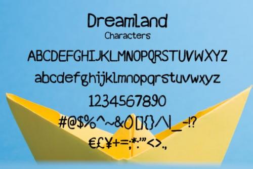 Dreamland Script Font