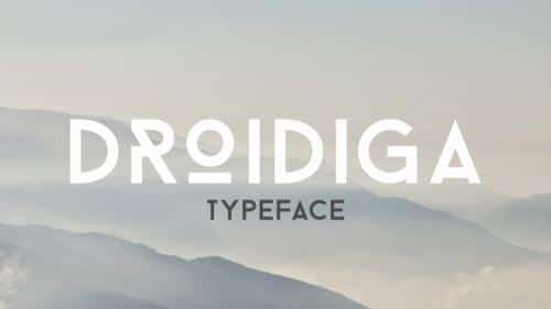 Droidiga Typeface