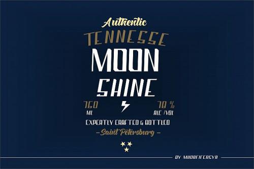 Droping Sans Serif Font