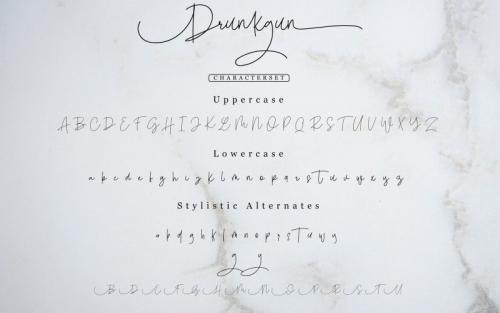 Drunkgun Handwritten Font