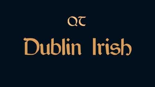 Dublin Irish Display Font