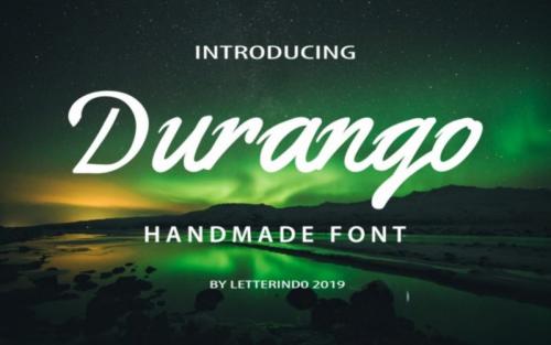 Durango Script Font